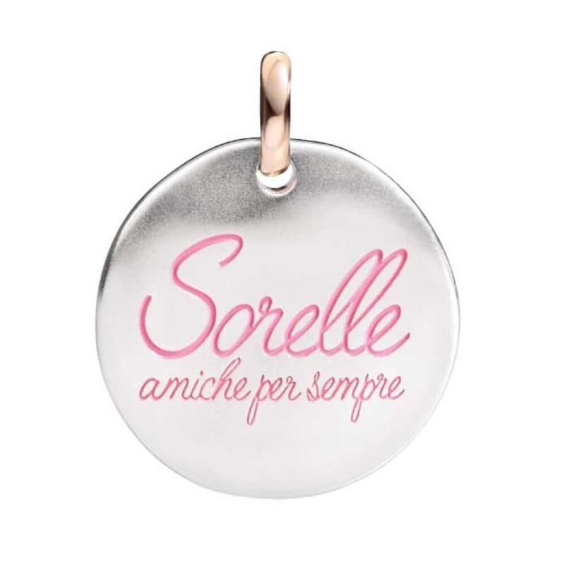 Moneta Charm QUERIOT CIVITA "Sorelle amiche per sempre"