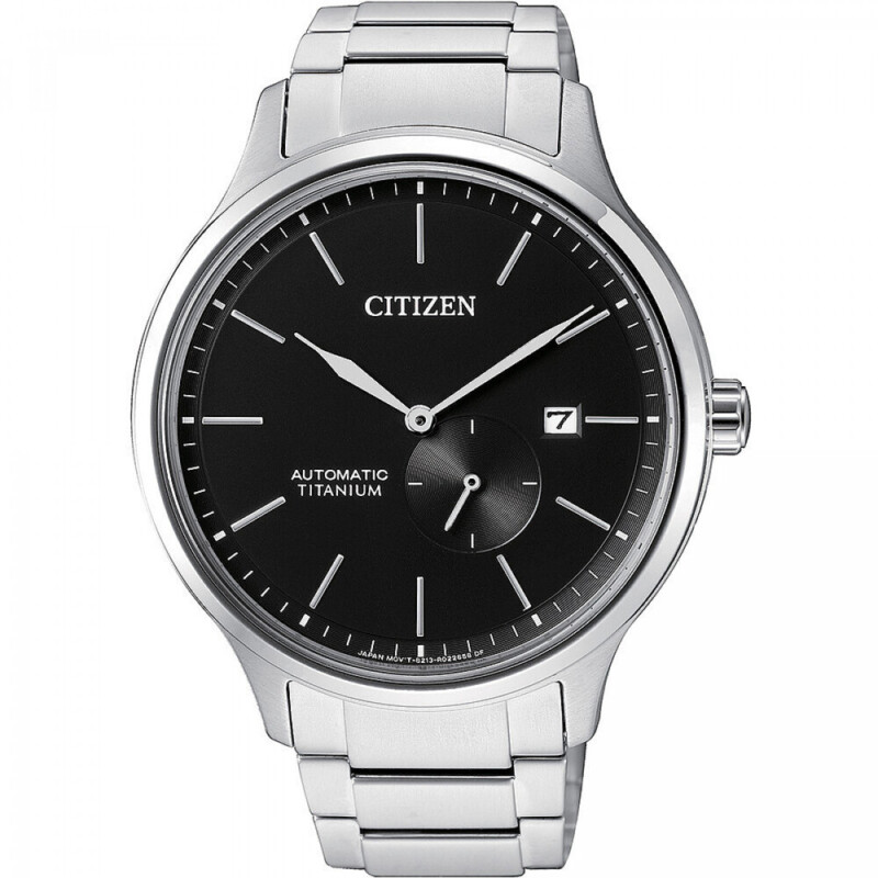 Orologio Citizen Automatico Super Titanio - Silver/Black - Ref.NJ0090-81E