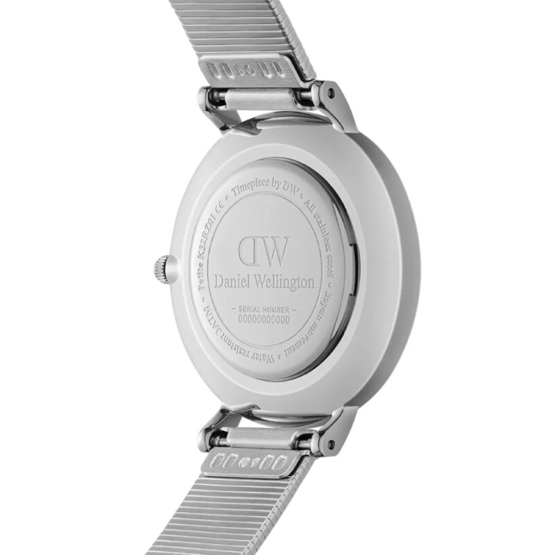 Orologio Daniel Wellington - Petite Lumine Pressed Piano - Silver/White 28mm - Ref.DW00100592 - immagine 3