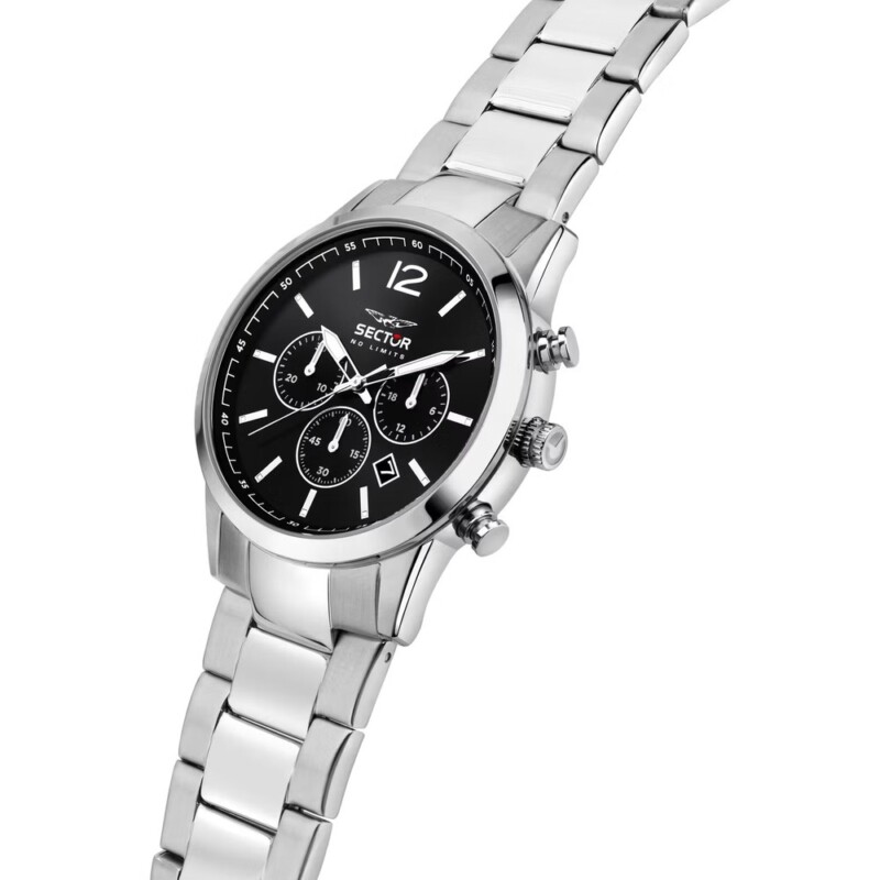 Orologio SECTOR Crono 660 - Silver/Black - Ref. R3273617002 - immagine 2