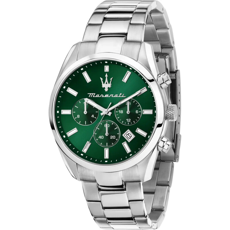 Orologio MASERATI Attrazione - Silver/Green - Ref. R8853151011