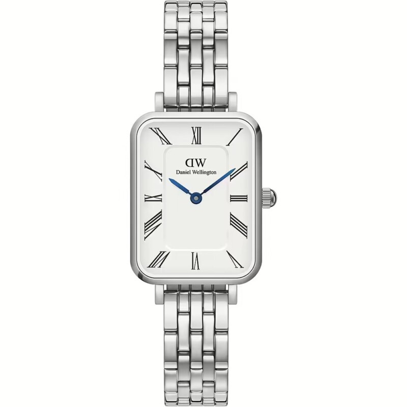 Orologio Daniel Wellington Quadro Numerals 5-Link Silver - Ref.DW00100691