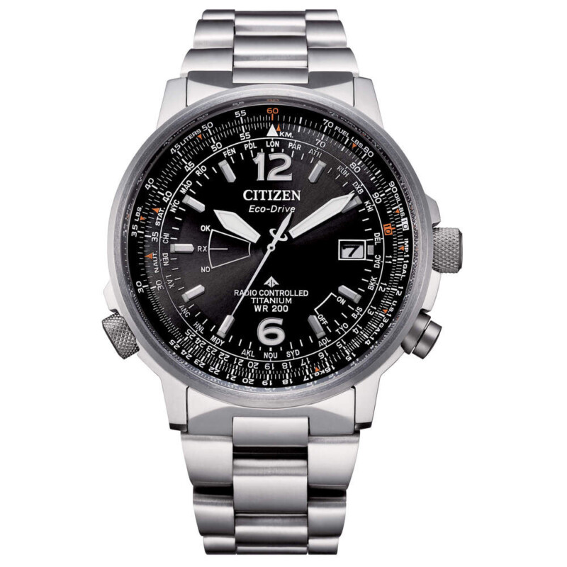 Orologio Citizen Radiocontrollato Pilot in Super Titanio – Ref.CB0230-81E