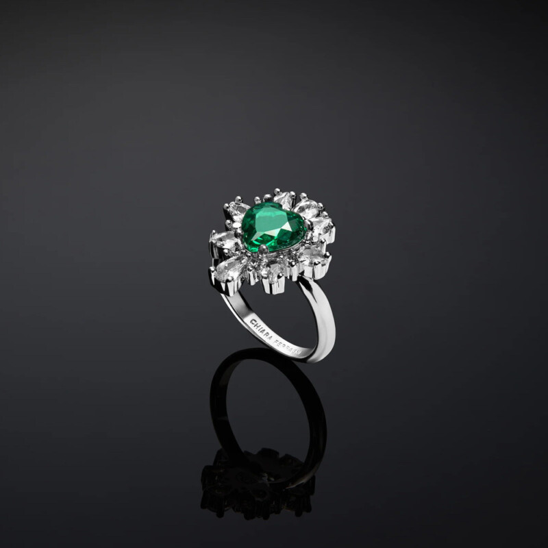 Anello Chiara Ferragni Cuore Emerald - Ref. J19AWJ21